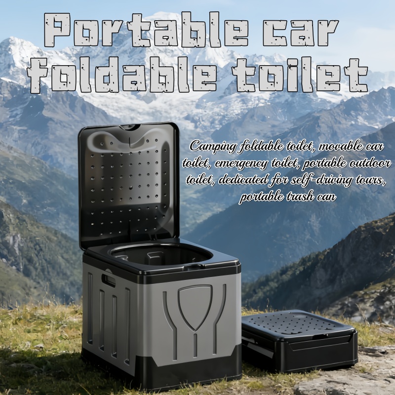Outdoor Camping Toilet - Portable Outdoor Toilets Double as Emergency
