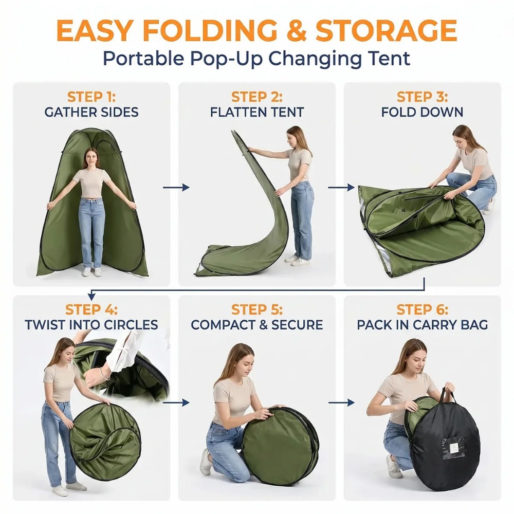 Portable Camping Folding Priva - Outdoor Camping Toilet Tent ulasan dan harga
