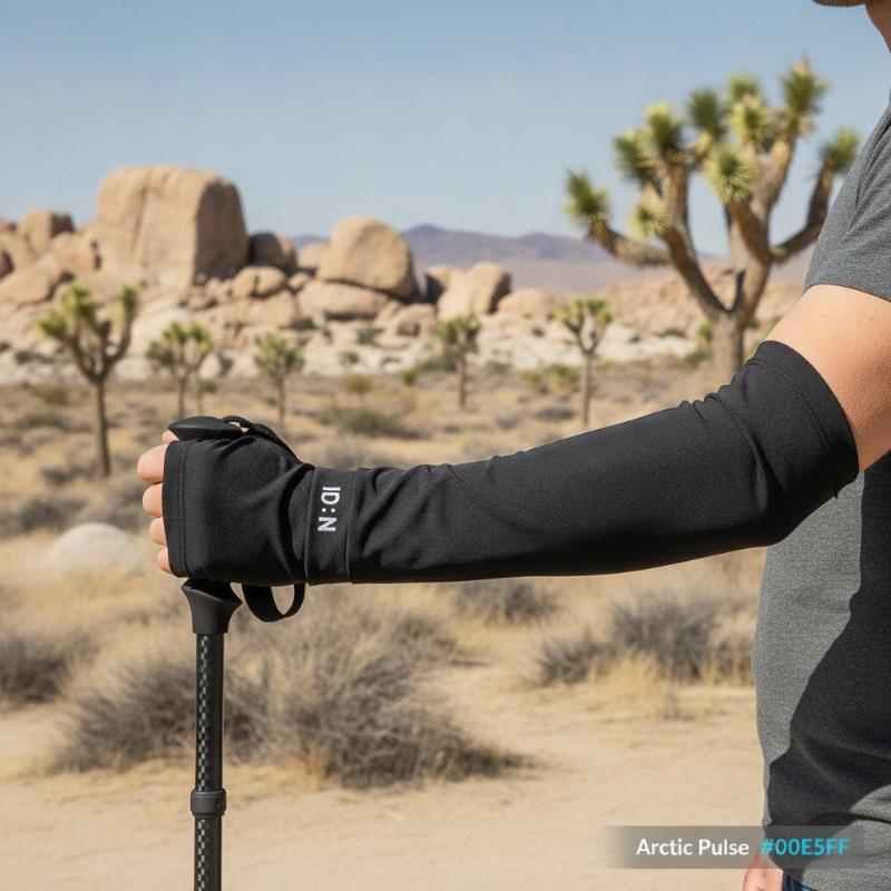 1 Pair Anti-UV Ice Arm Sleeves - Outdoor Camping Activities For Adults ulasan dan harga