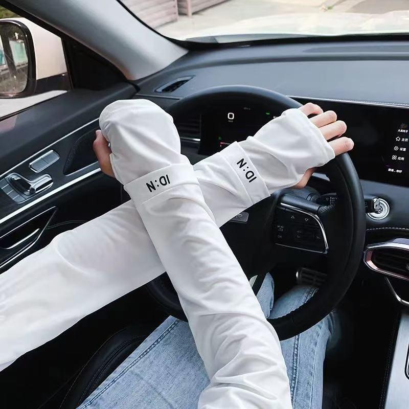 1 Pair Anti-UV Ice Arm Sleeves - Outdoor Camping Activities For Adults ulasan dan harga