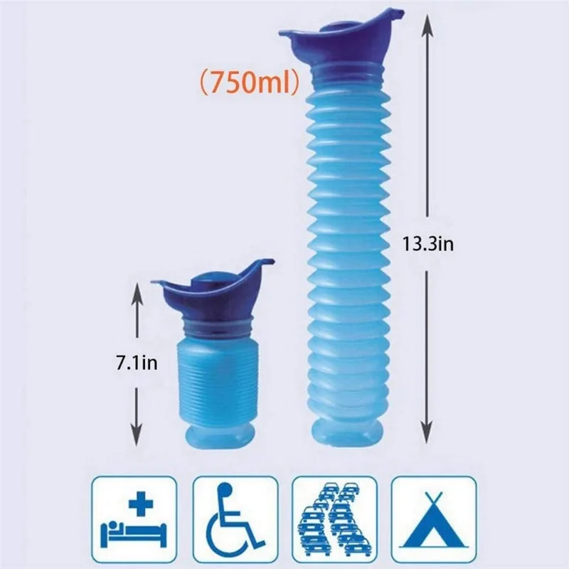 750ML Outdoor Portable Urine B - Outdoor Camping Toilet ulasan dan harga