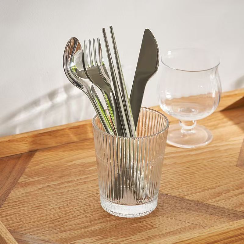 Portable Cutlery Set with Stor - Outdoor Camping Dining Set ulasan dan harga