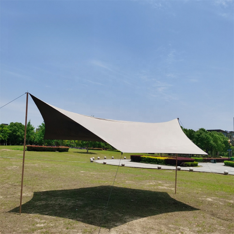High Quality MCETO 4X5M Black  - Waterproof Tarp Shelter ulasan dan harga
