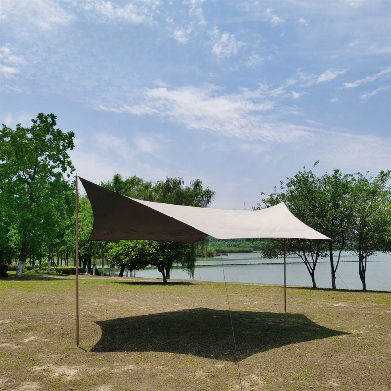 High Quality MCETO 4X5M Black  - Waterproof Tarp Shelter ulasan dan harga