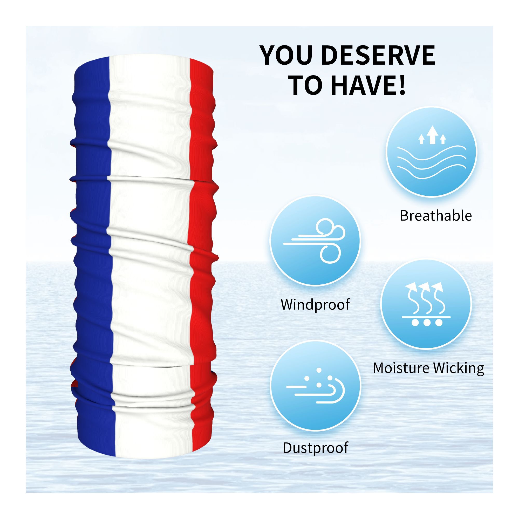 Custom French Flag France Band - Trekking Gaiters ulasan dan harga