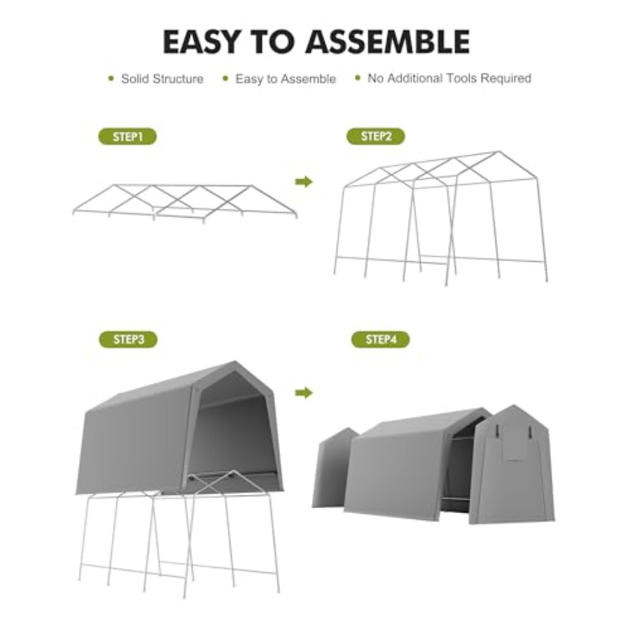 Outdoor carport shelter for ca - Waterproof Tarp Shelter ulasan dan harga