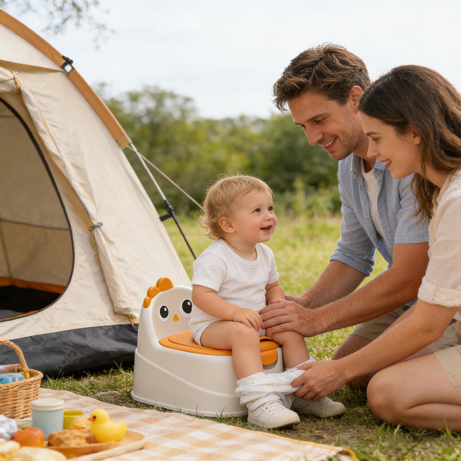Potty Training Toilet Portable - Outdoor Camping Toilet ulasan dan harga