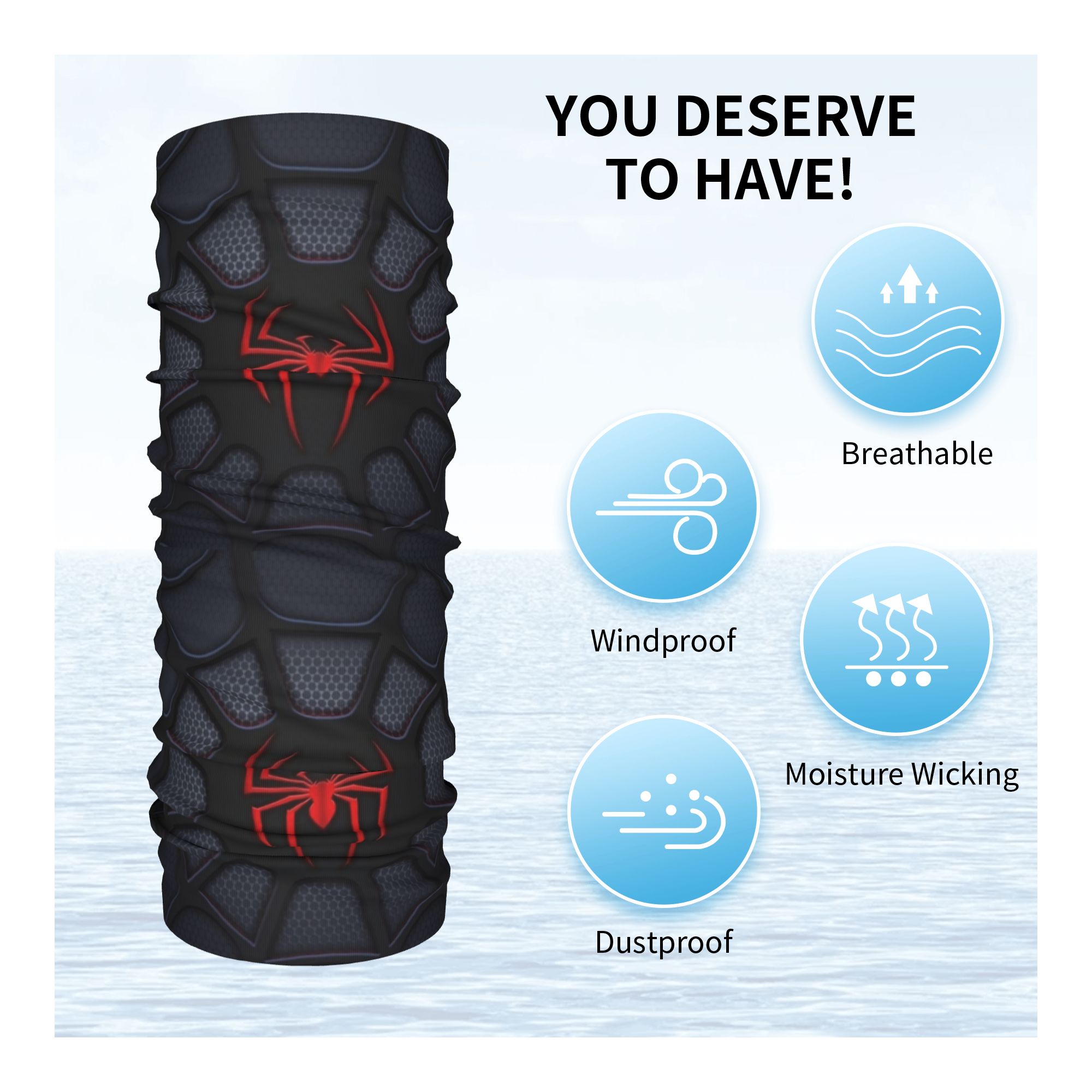Spider  Winter Headband Neck W - Trekking Gaiters ulasan dan harga