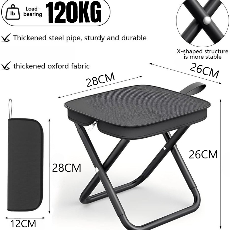 Portable Folding Stool for Adu - Outdoor Camping Activities For Adults ulasan dan harga