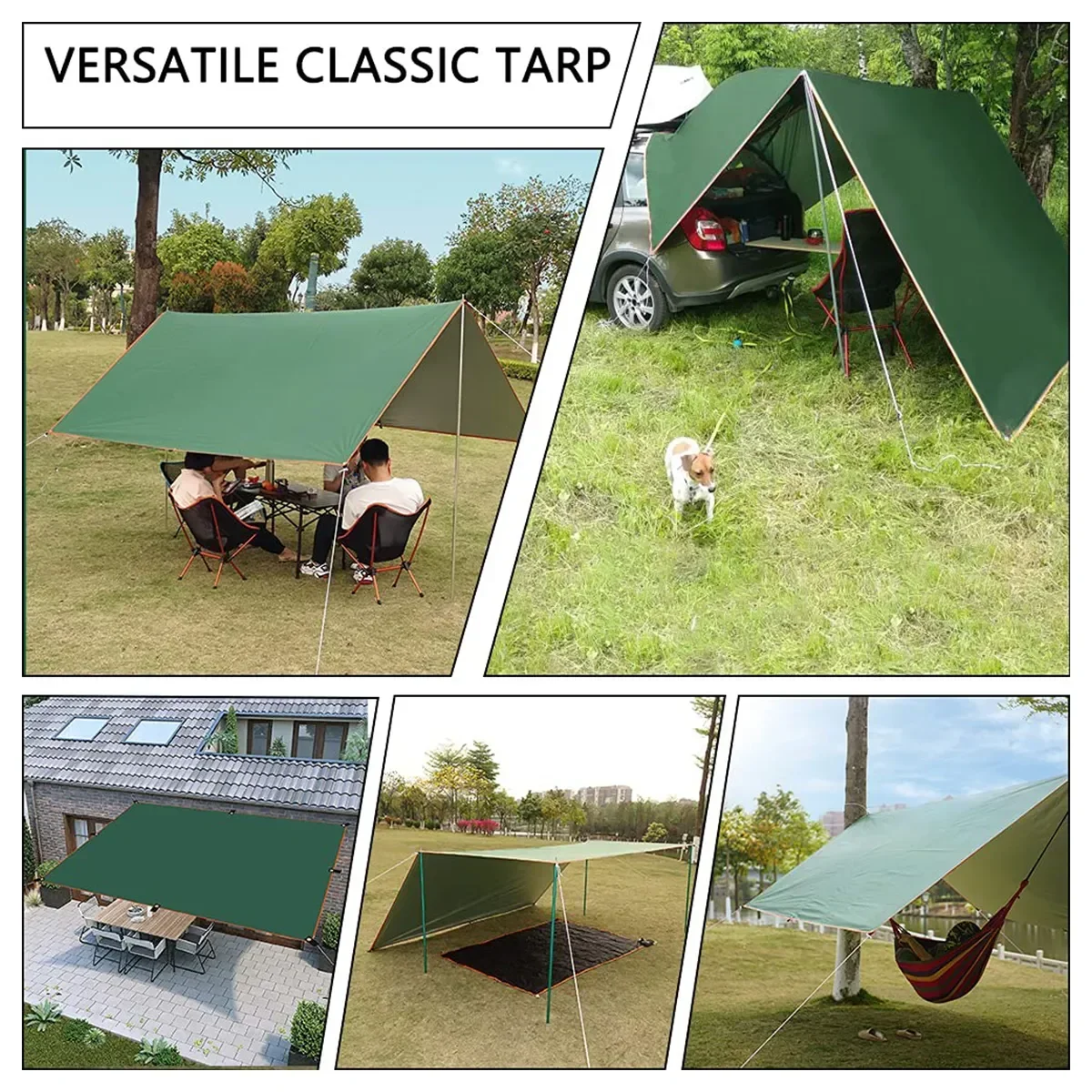 Camping Tarp Waterproof Tent H - Waterproof Tarp Shelter ulasan dan harga