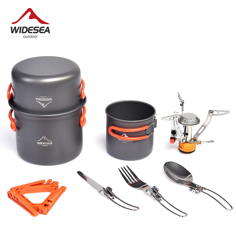 Widesea Camping Cookware Set O - Outdoor Camping Dining Set ulasan dan harga