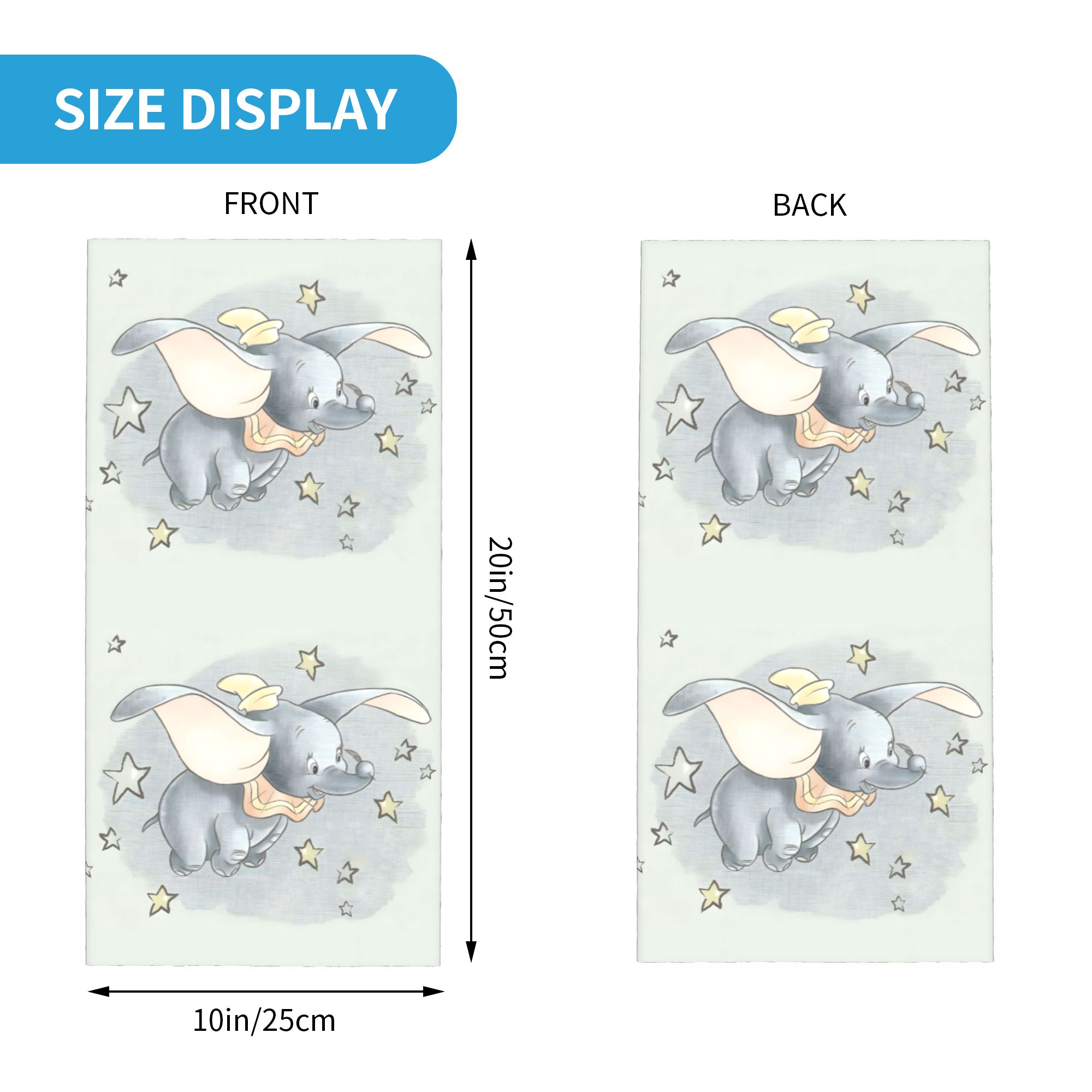 Custom Anime Dumbo  Bandana Ne - Trekking Gaiters ulasan dan harga