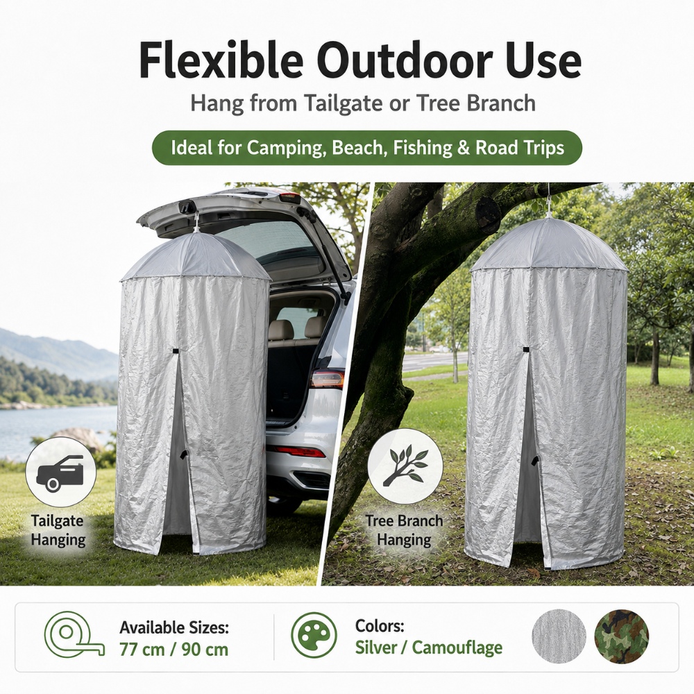 1Pcs Emergency Portable Hangin - Outdoor Camping Toilet Tent ulasan dan harga