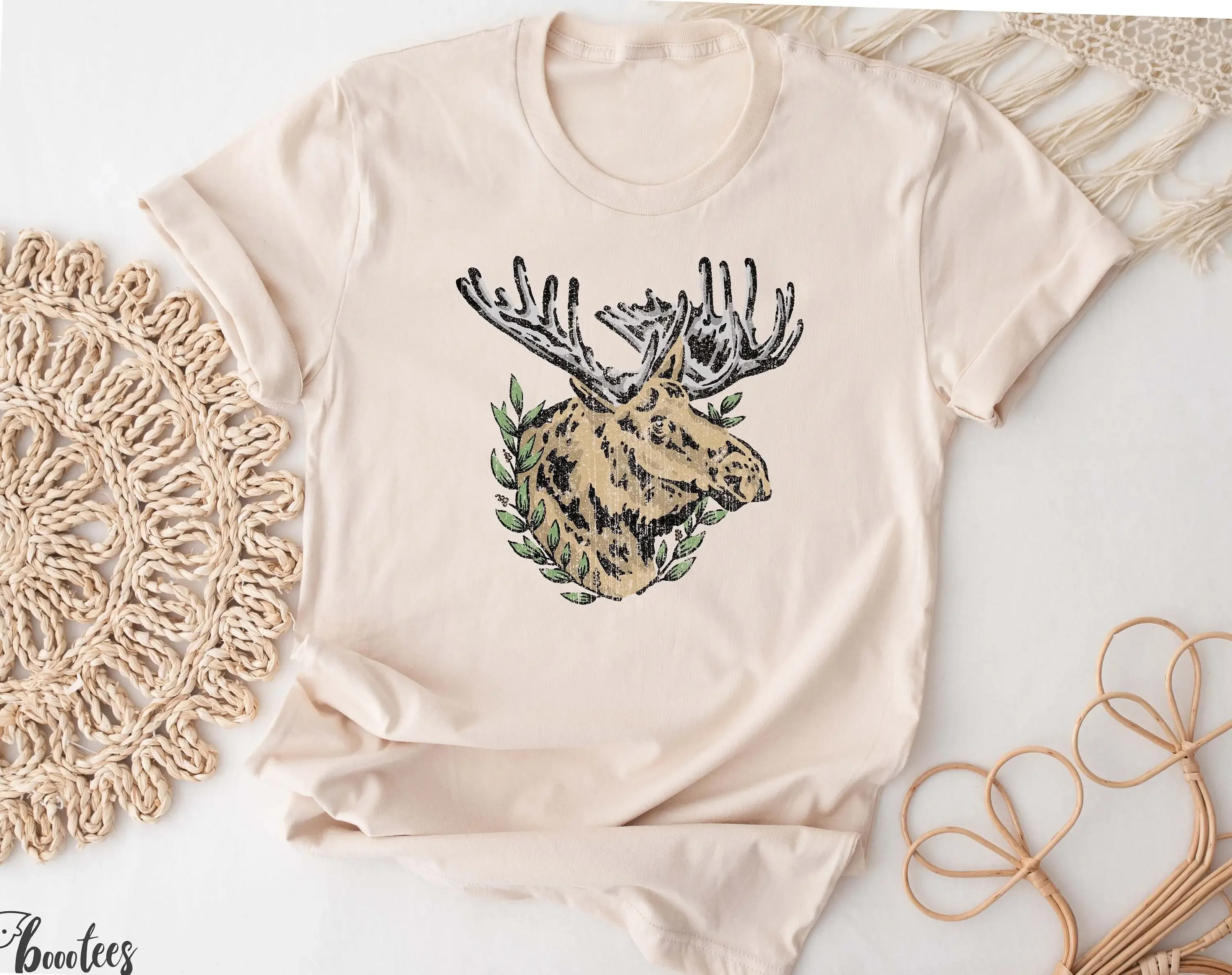 Moose T Shirt Idea For Animal  - Outdoor Camping Ideas ulasan dan harga