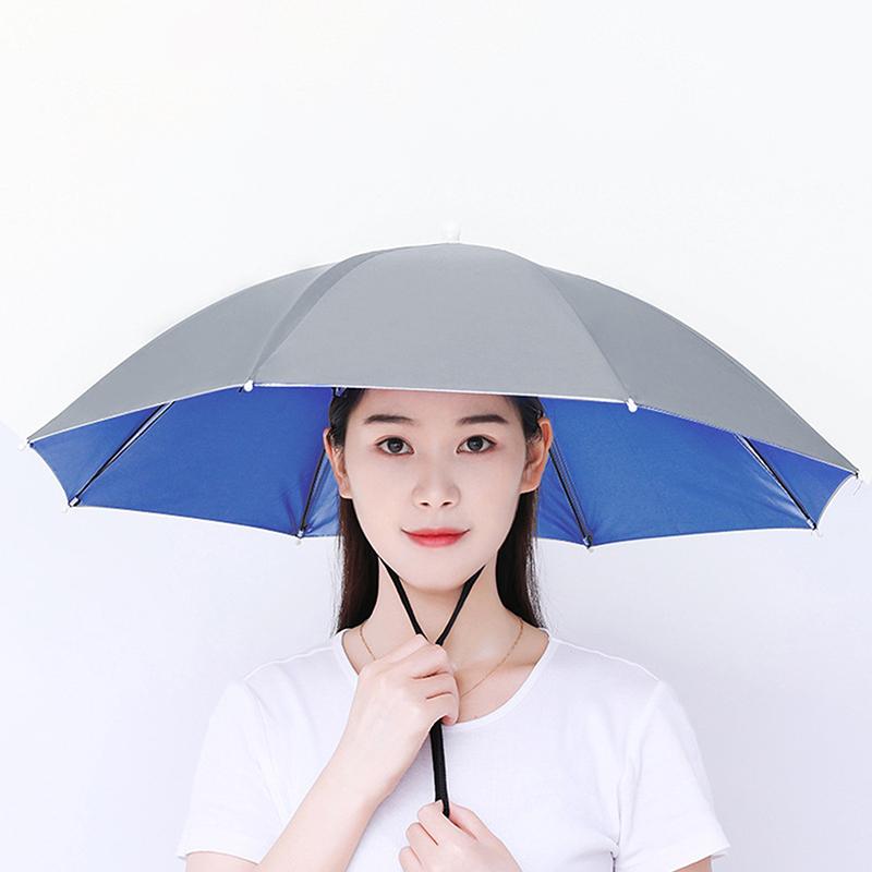 Foldable Head Wear Umbrella Ha - Outdoor Camping Activities For Adults ulasan dan harga