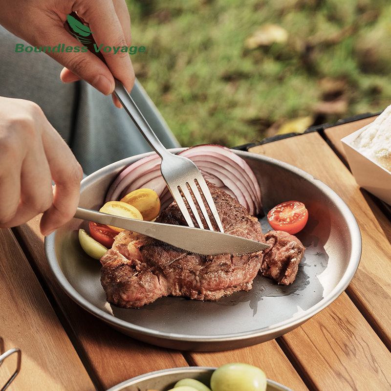 Boundless Voyage Titanium Dinn - Outdoor Camping Dining Set ulasan dan harga
