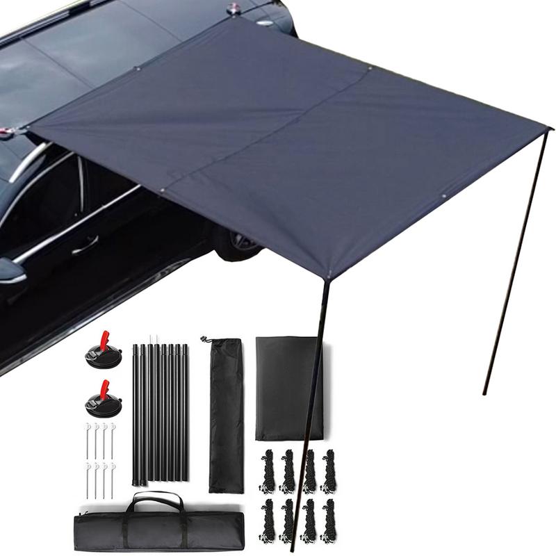 Car Awning Roof Rack Sun Shade - Waterproof Tarp Shelter ulasan dan harga