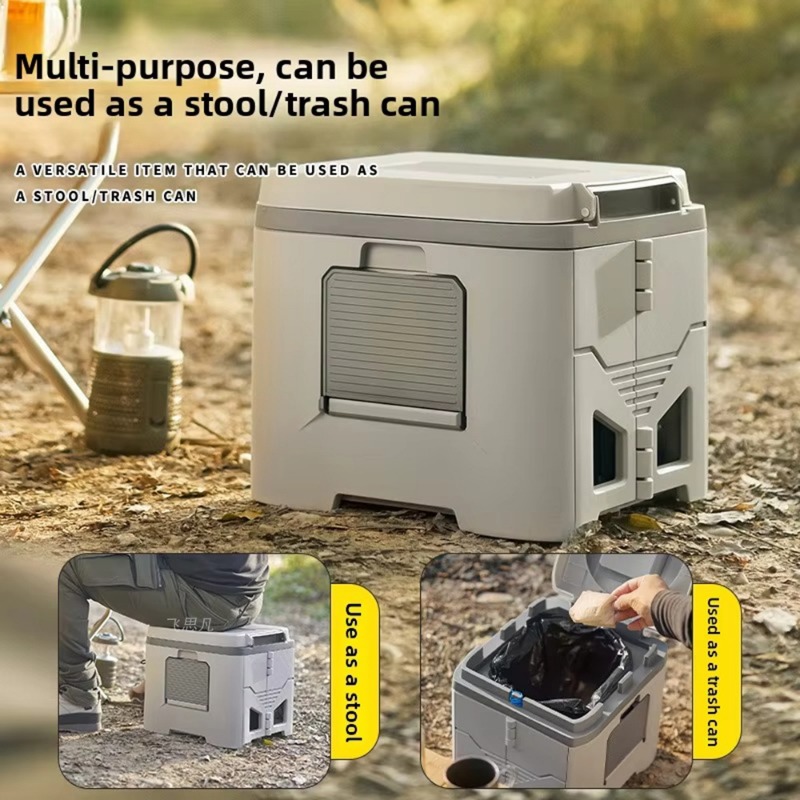 Adult Odor-Proof Folding Campi - Outdoor Camping Toilet ulasan dan harga